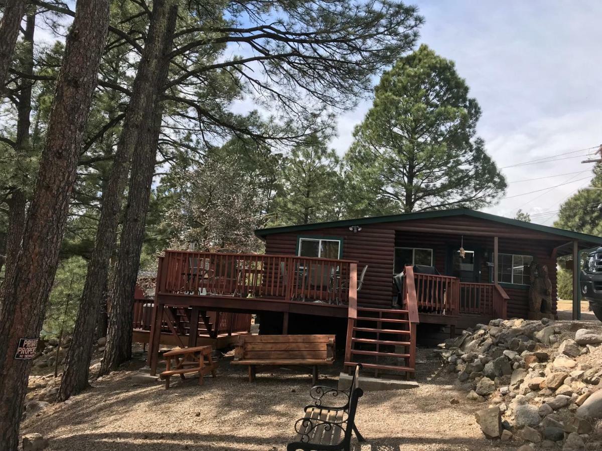 Gonzales Cozy Little Bear Cabin Ruidoso Exterior foto